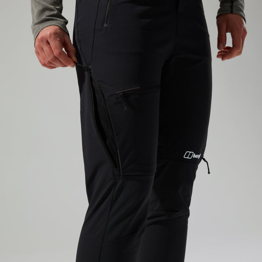 women s mtn guide alpine pant - black die berghaus