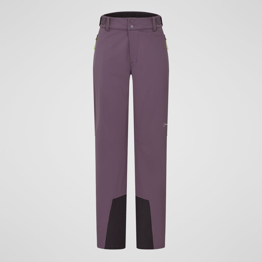 frauen s ridge-roamer softshell pant lila berghaus