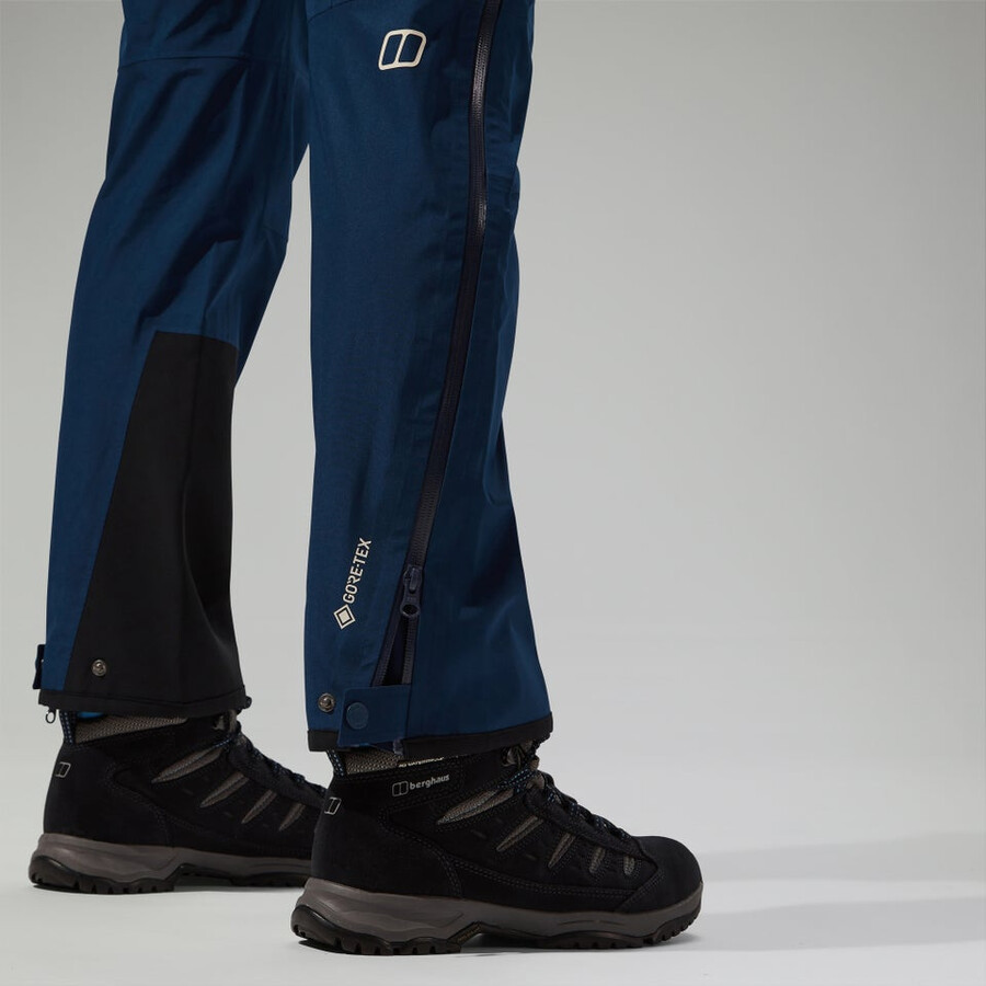 frauen s ridge-seeker wasserdichte gore-tex-pant - blau berghaus