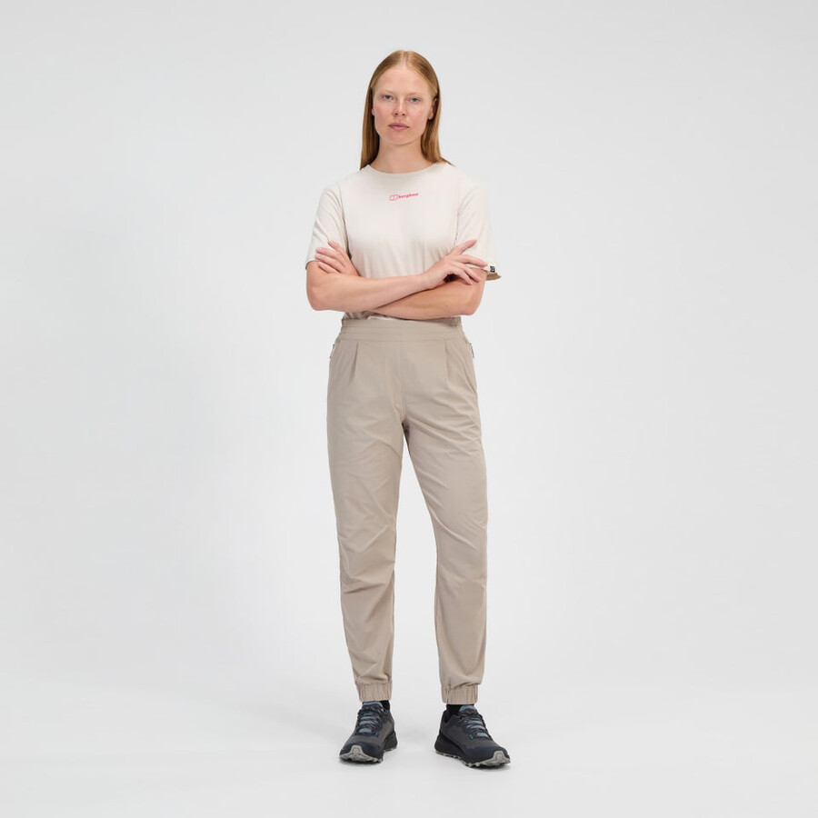 frauen explorer hose - grau berghaus