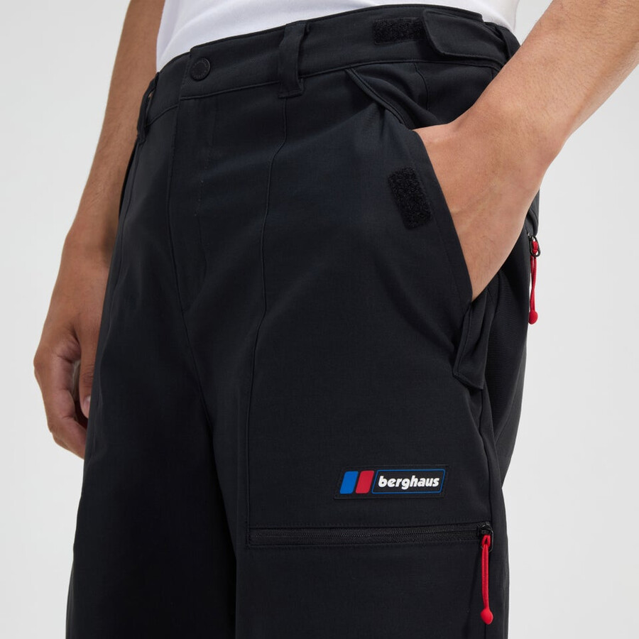 unisex storm 25-cargo-pant - black die berghaus