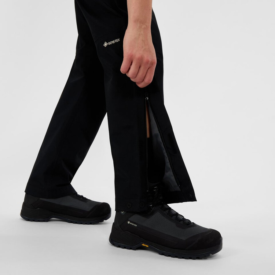 frauen bergsteiger gore-tex-pant - black die berghaus