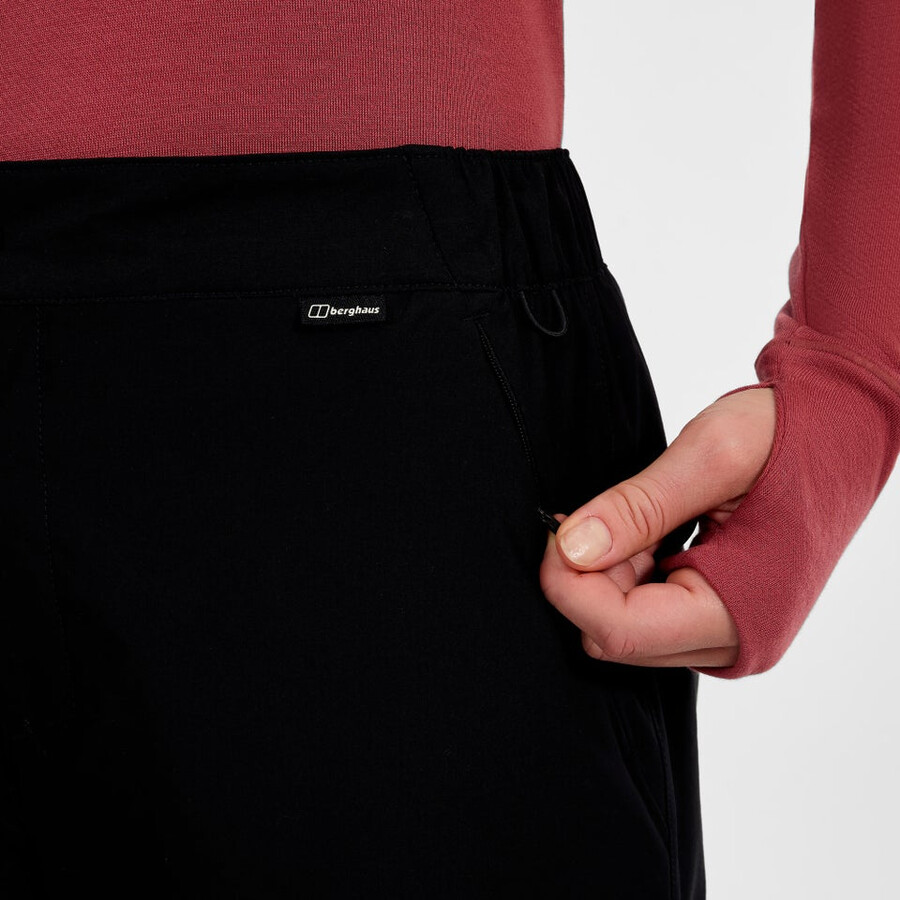 frauen burwell-pant - black die berghaus