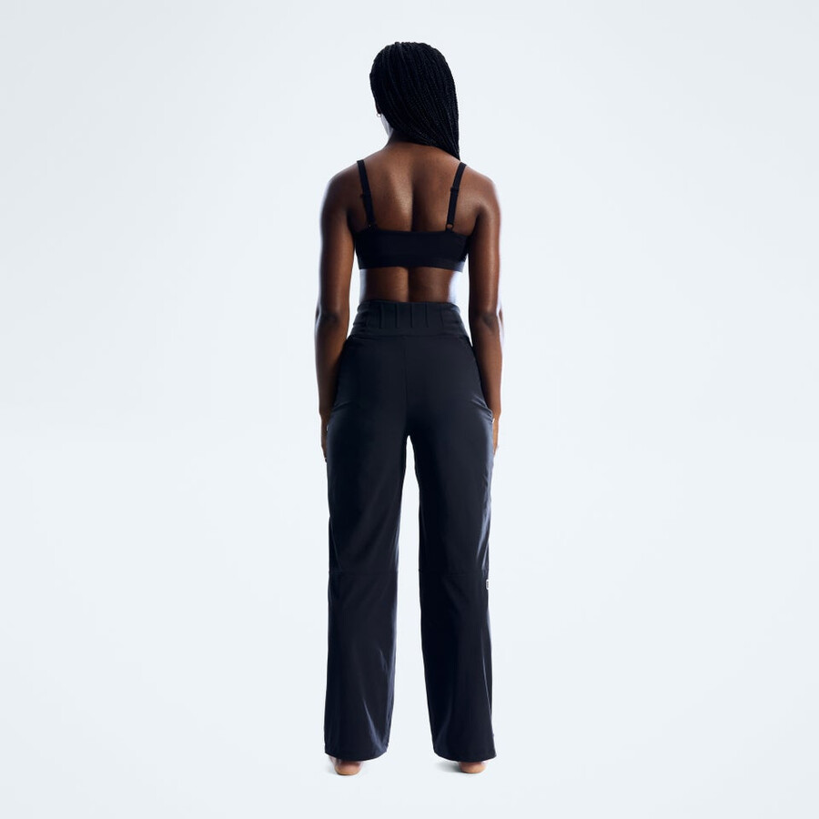 frauen farren hose - jet black die berghaus