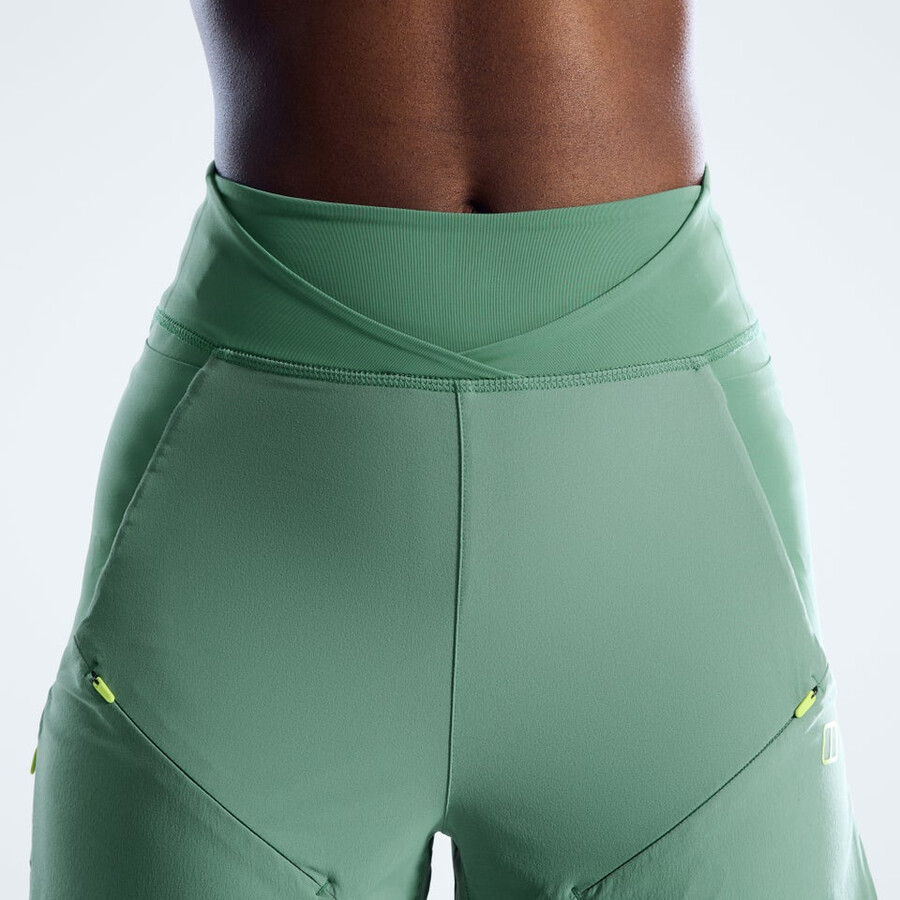 frauen farren hose - grün berghaus