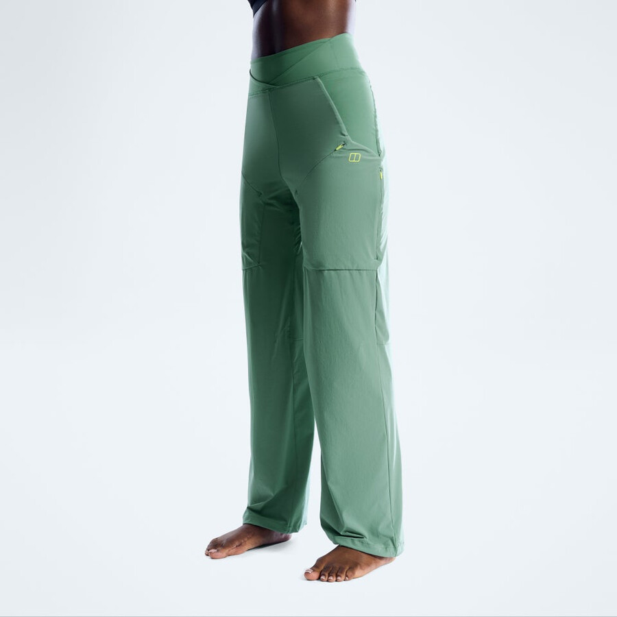 frauen farren hose - grün berghaus
