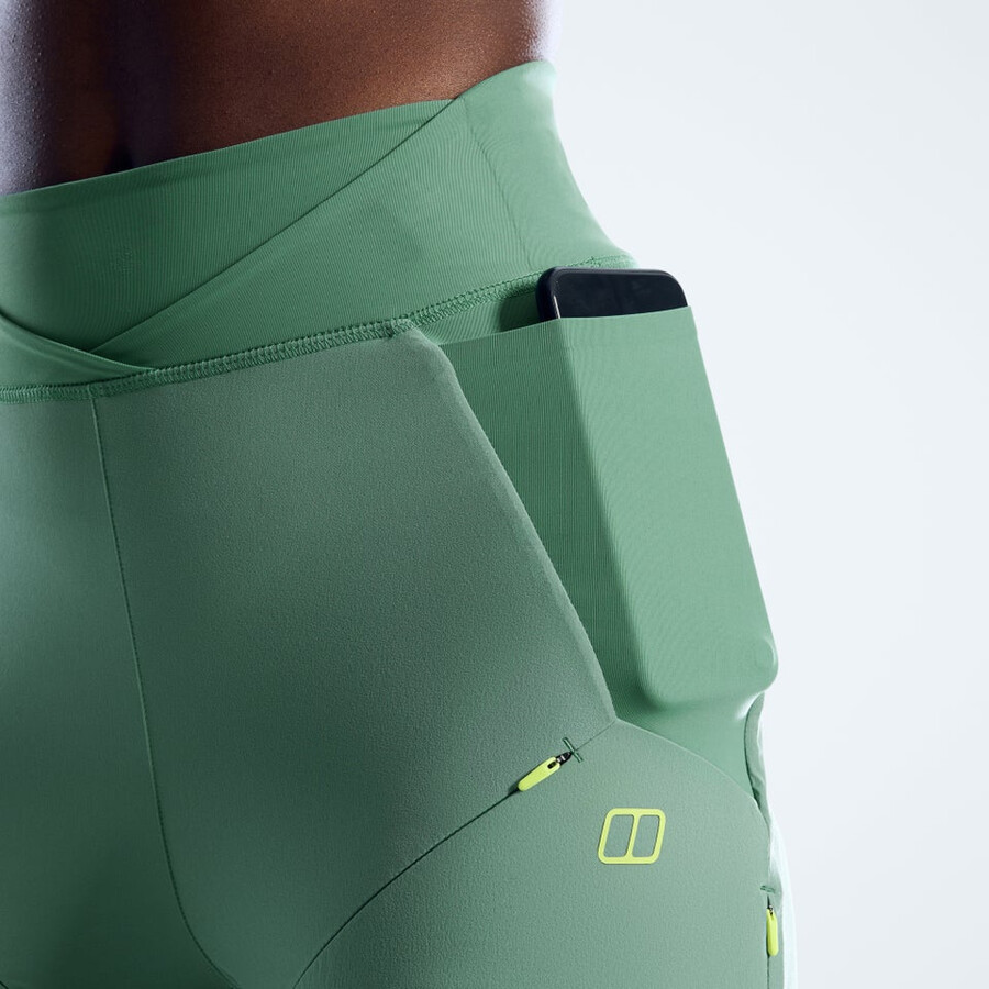 frauen farren hose - grün berghaus