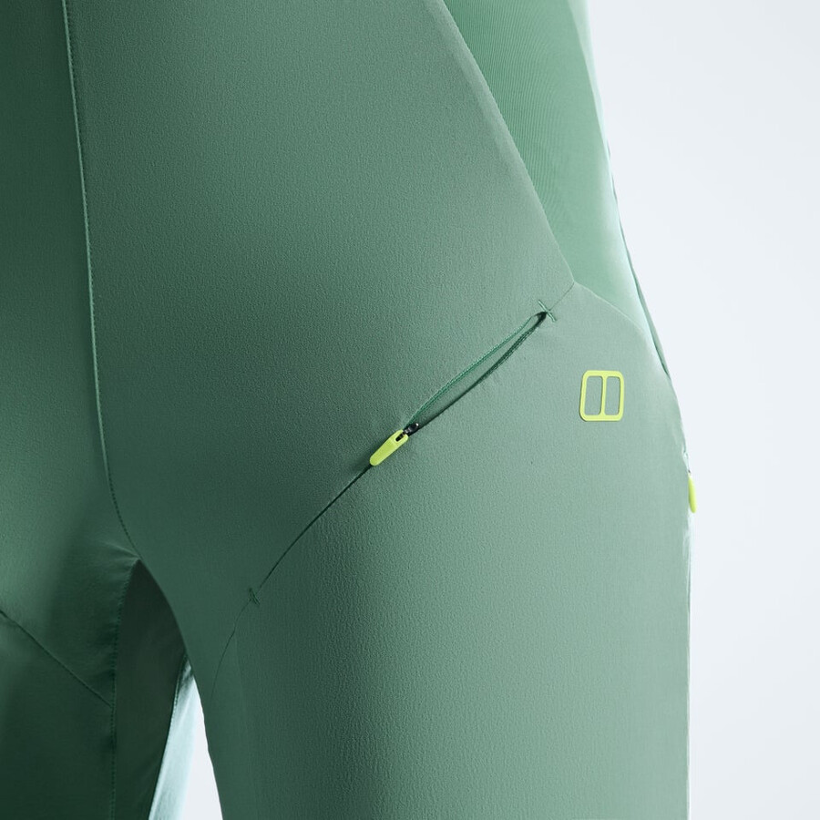 frauen farren hose - grün berghaus