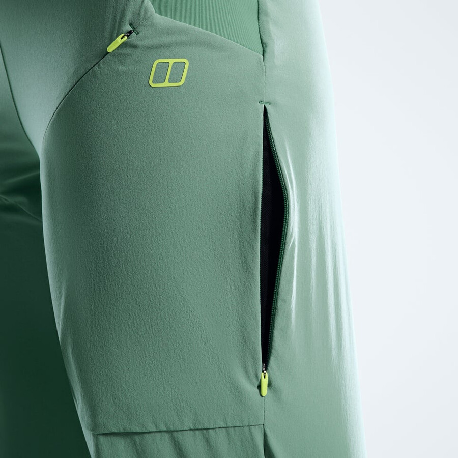 frauen farren hose - grün berghaus