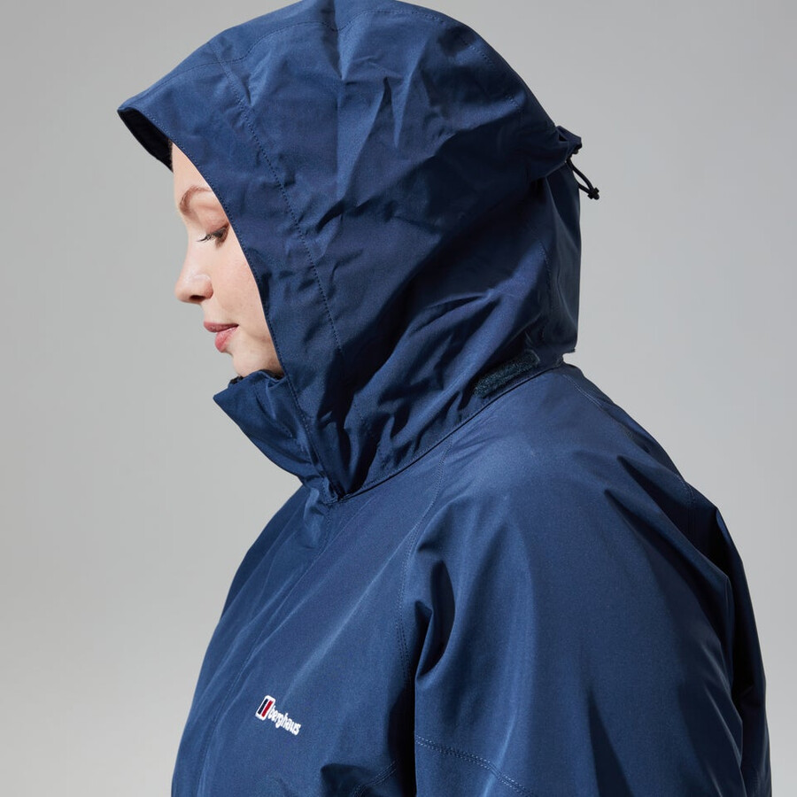 women s glissade gore-tex interaktives jacke - dark blue berghaus