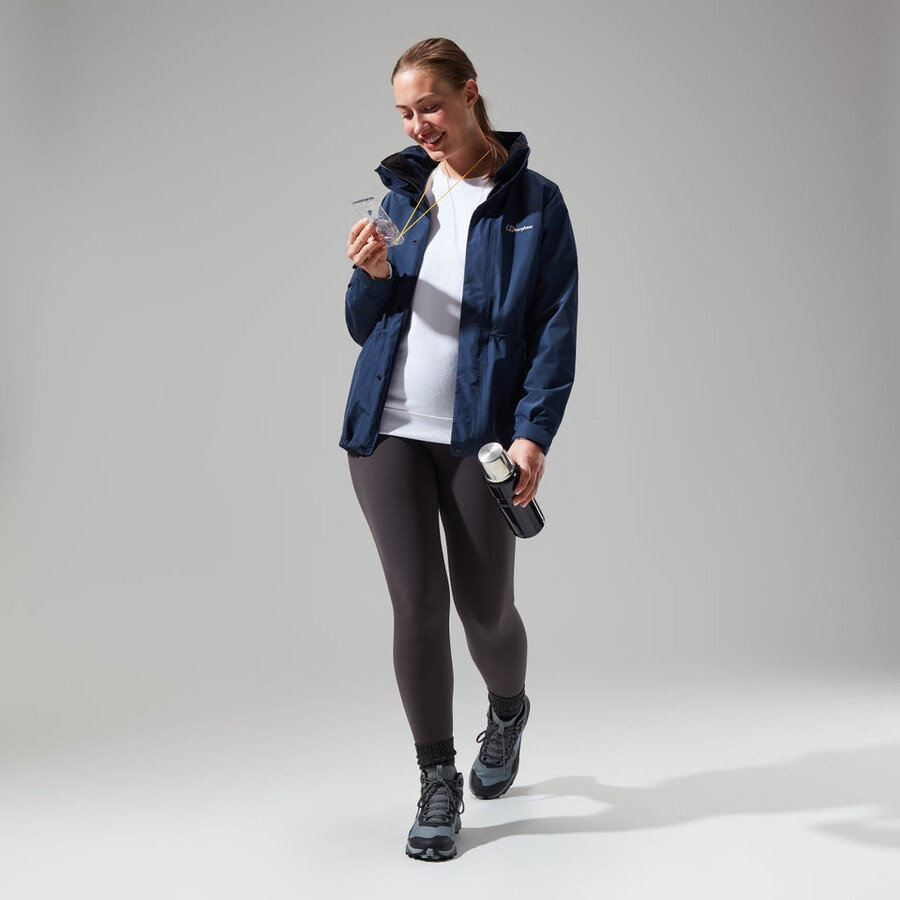 women s glissade gore-tex interaktives jacke - dark blue berghaus