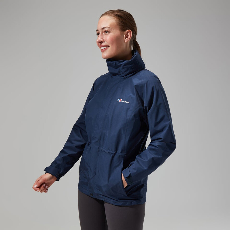 women s glissade gore-tex interaktives jacke - dark blue berghaus