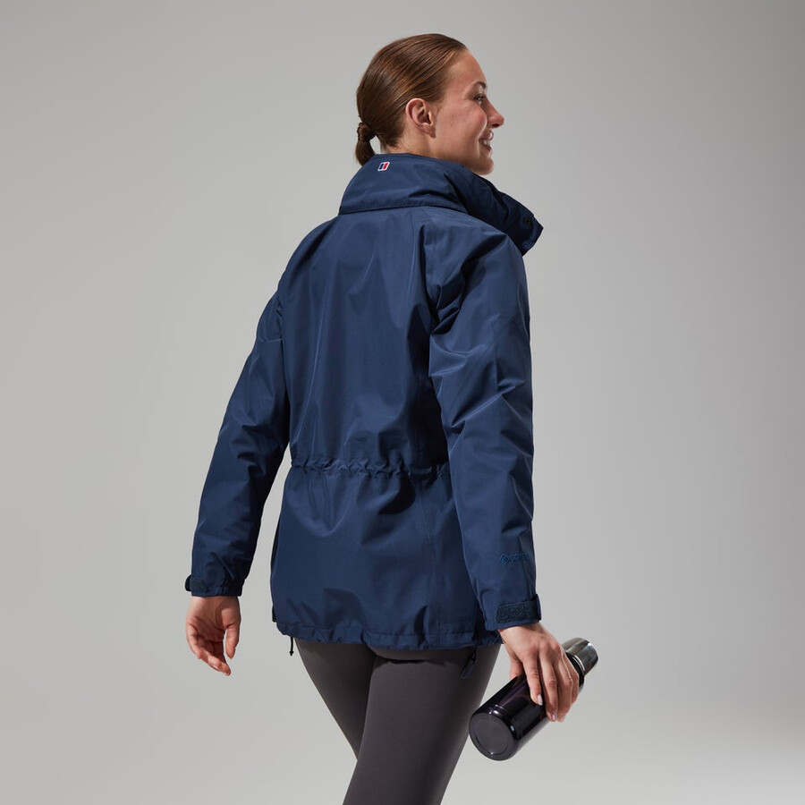 women s glissade gore-tex interaktives jacke - dark blue berghaus