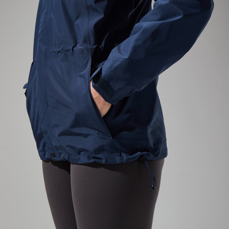 women s glissade gore-tex interaktives jacke - dark blue berghaus