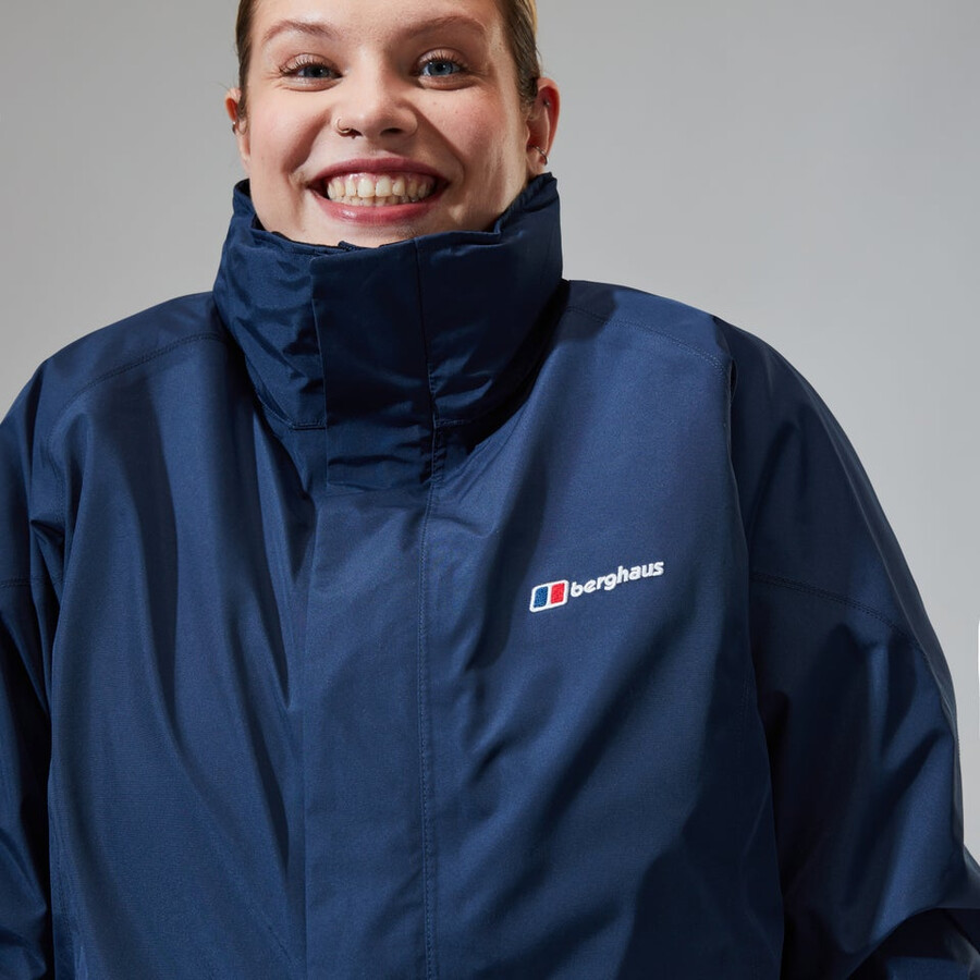 women s glissade gore-tex interaktives jacke - dark blue berghaus