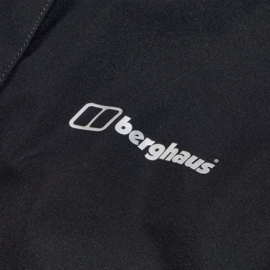 frauen omeara lange jacke - schwarz berghaus