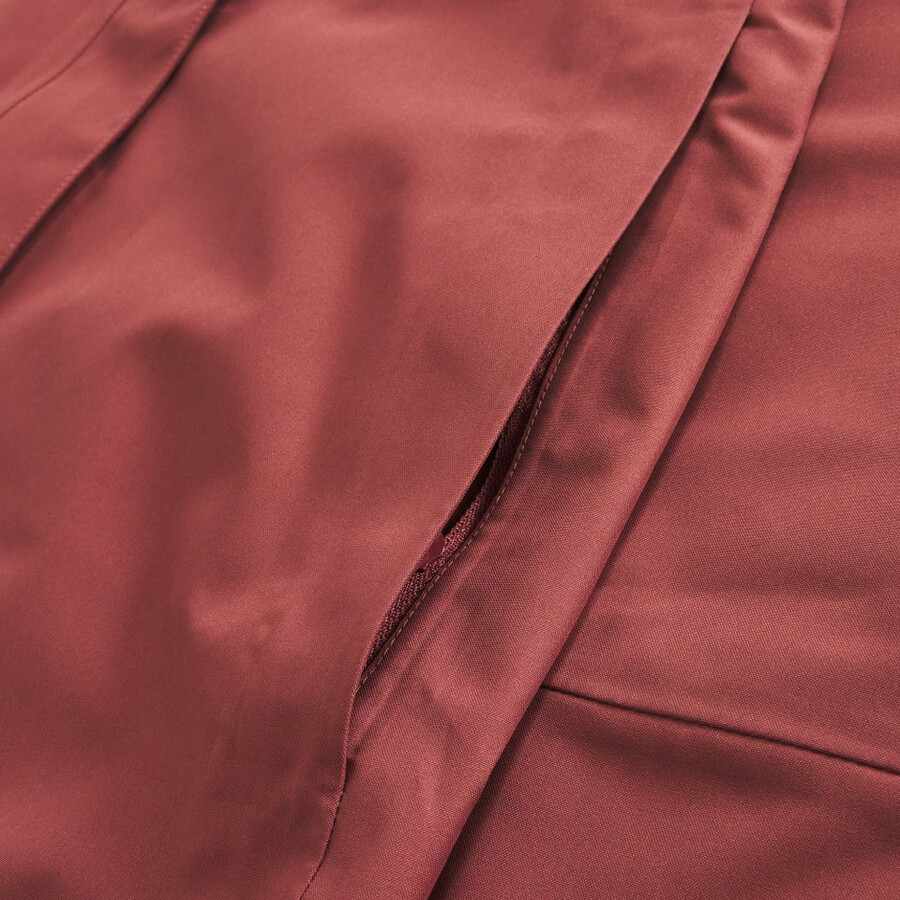 frauen omeara lange wasserdichte jacke - rot berghaus
