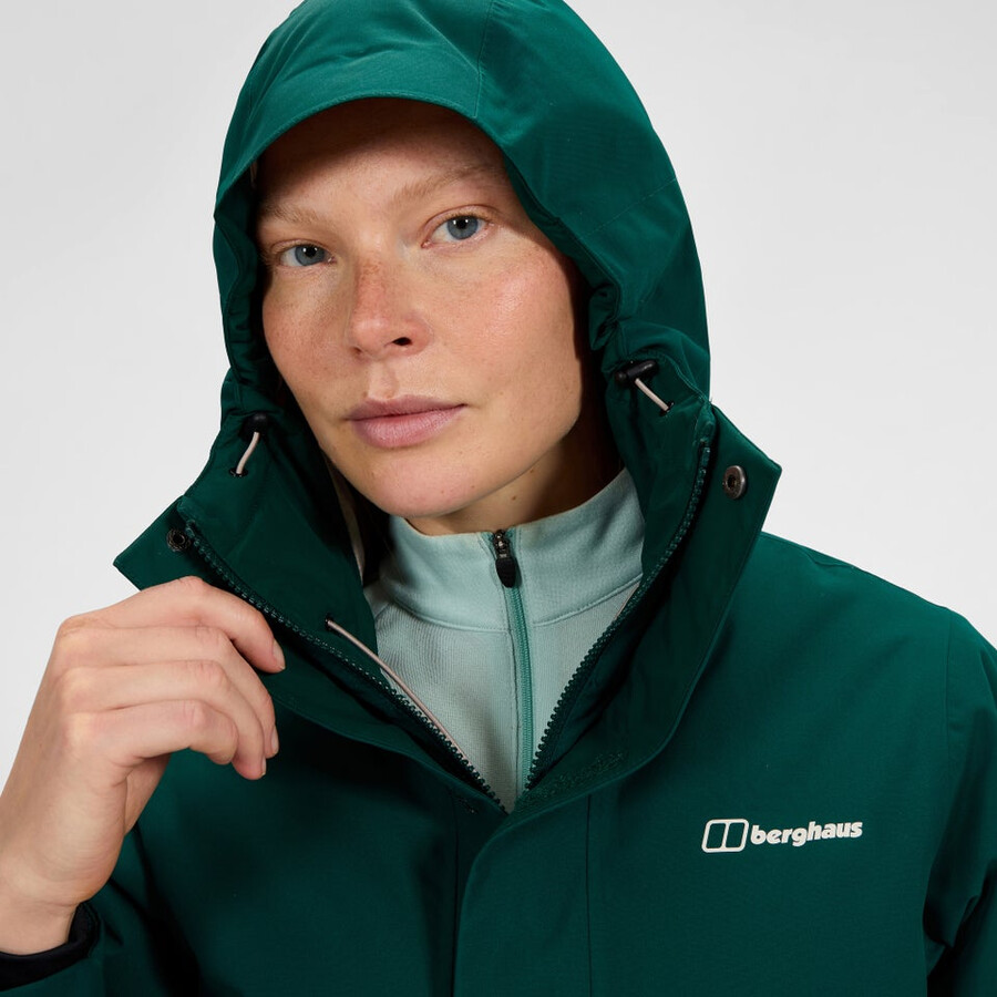 frauen hinderwick jacke - grün berghaus