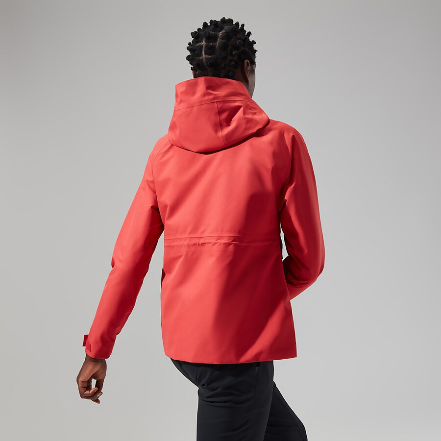 frauen highraise gore-tex jacke - rot berghaus