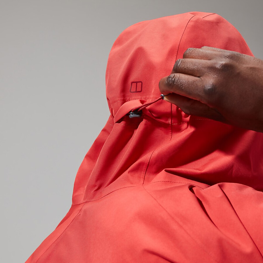 frauen highraise gore-tex jacke - rot berghaus