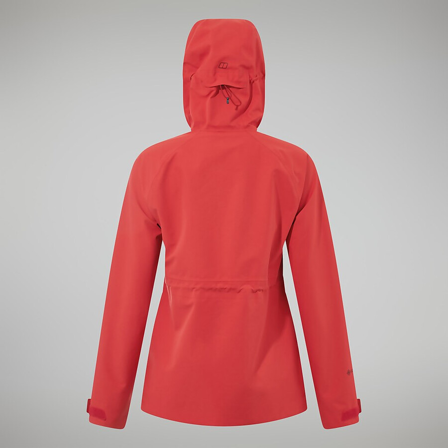 frauen highraise gore-tex jacke - rot berghaus