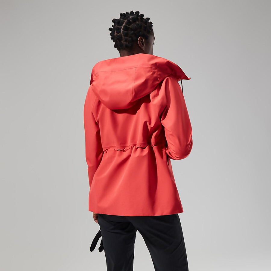 frauen highraise gore-tex jacke - rot berghaus