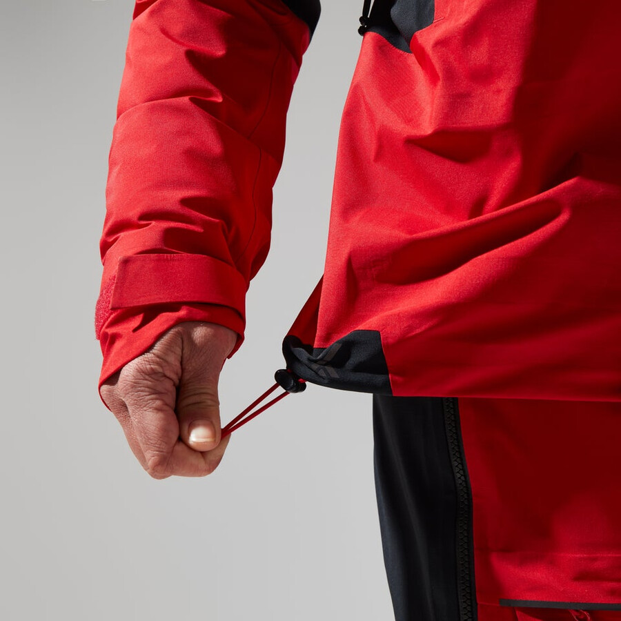 women s mtn guide gore-tex pro jacket - redblack die berghaus