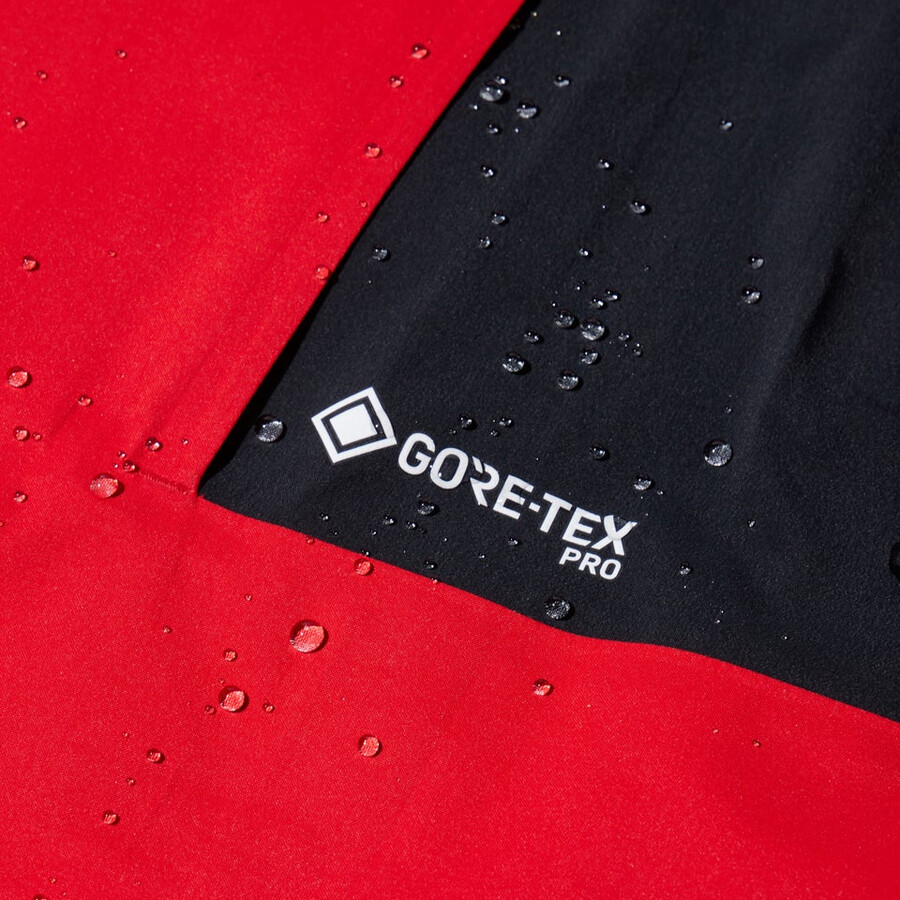 women s mtn guide gore-tex pro jacket - redblack die berghaus