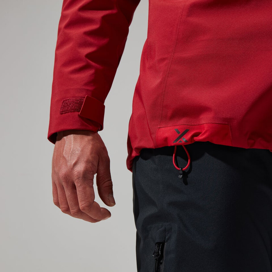 women s mtn seeker gore-tex jacke - dark redrot berghaus