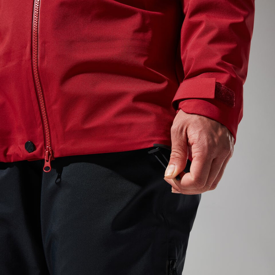 women s mtn seeker gore-tex jacke - dark redrot berghaus