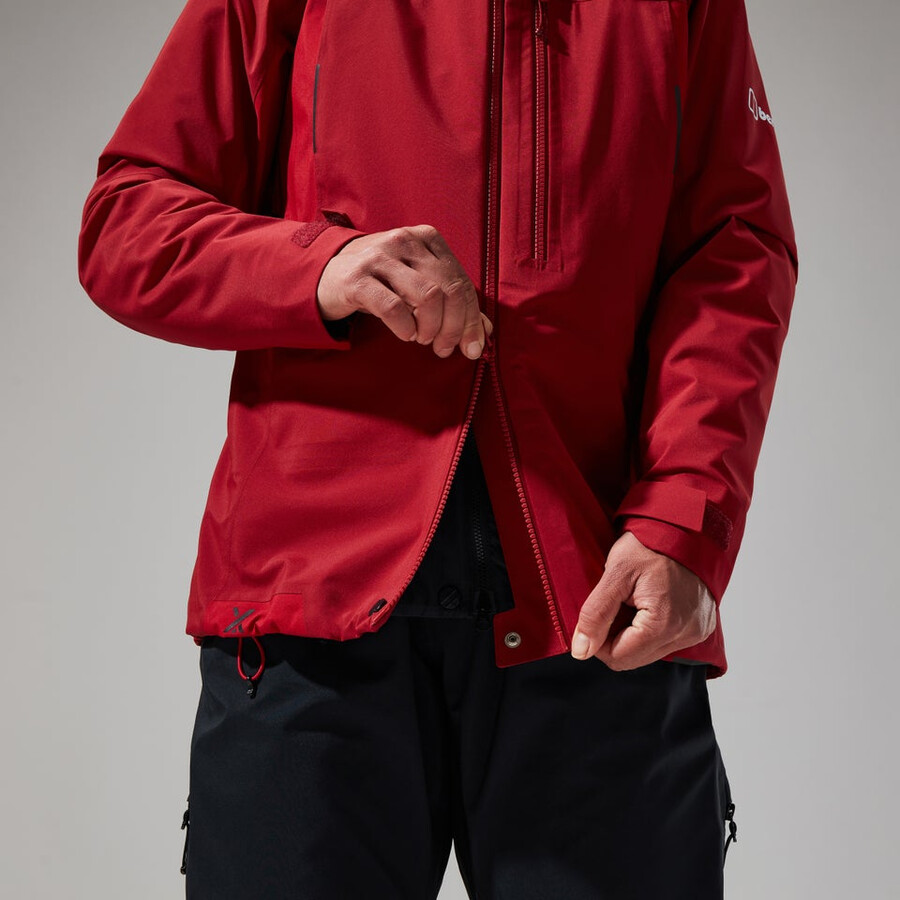 women s mtn seeker gore-tex jacke - dark redrot berghaus