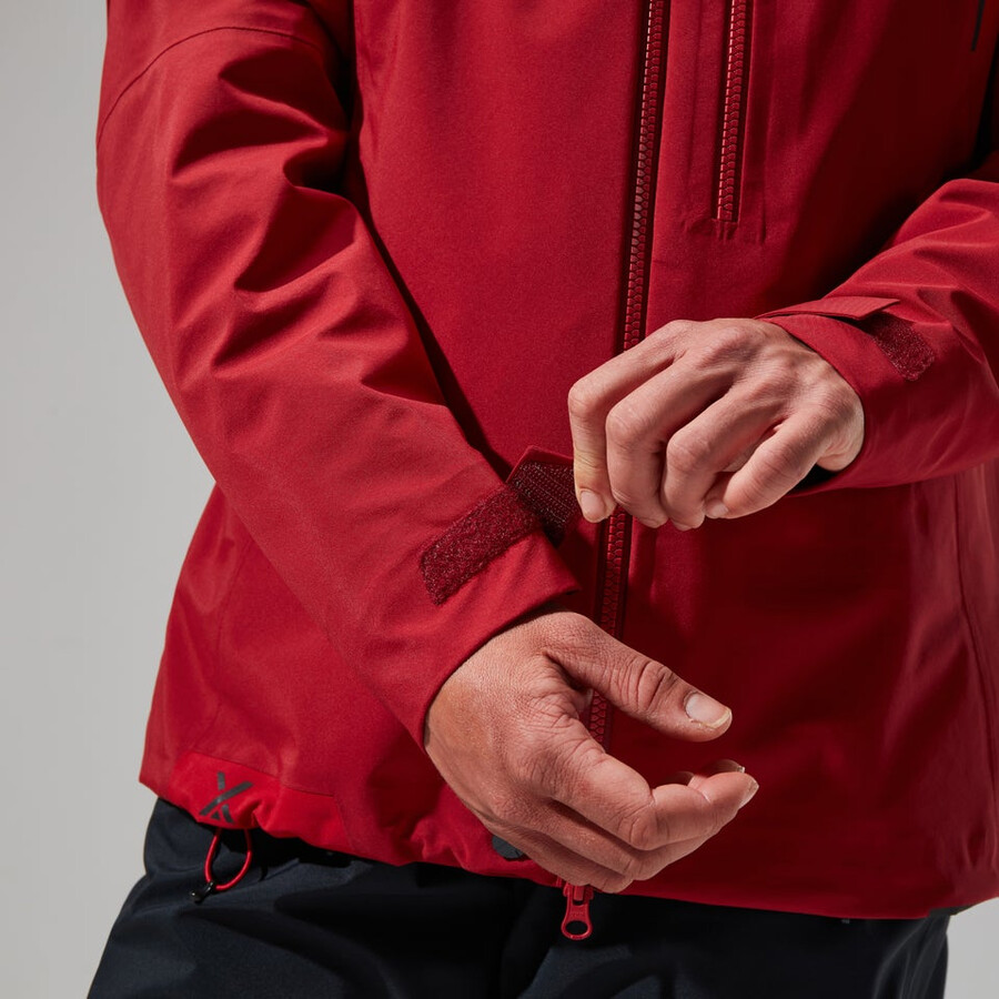 women s mtn seeker gore-tex jacke - dark redrot berghaus