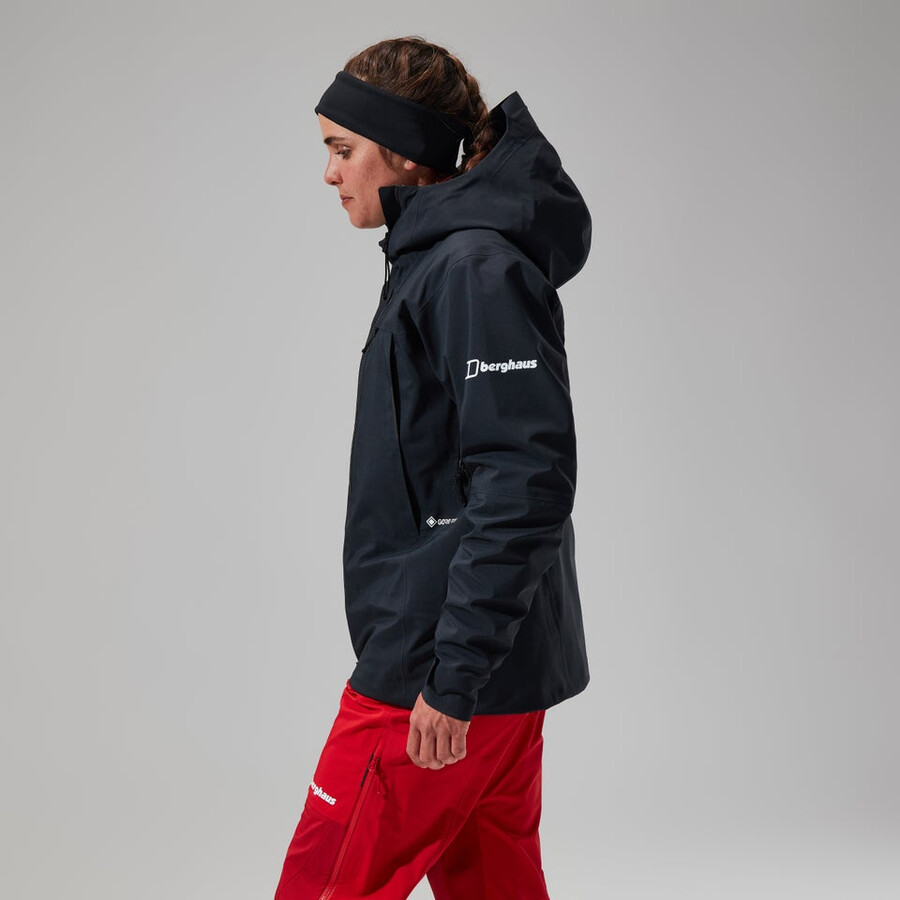 women s mtn seeker gore-tex jacket - schwarz berghaus