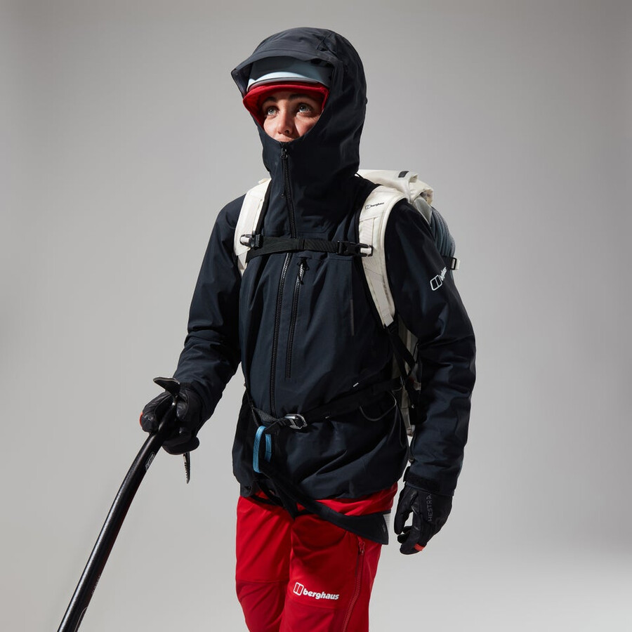 women s mtn seeker gore-tex jacket - schwarz berghaus
