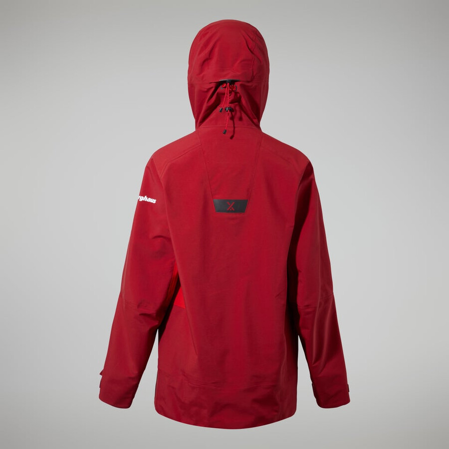 women s mtn arete abstieg gore-tex jacke - rot berghaus