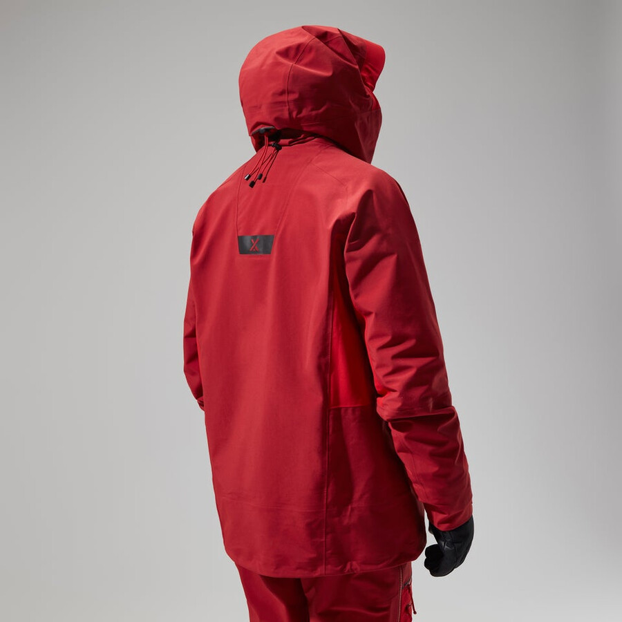 women s mtn arete abstieg gore-tex jacke - rot berghaus