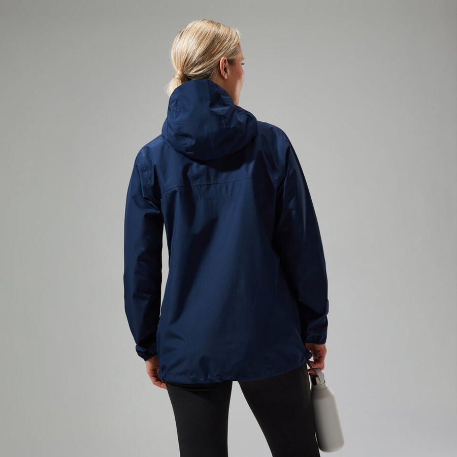 women s deluge pro 3.0-wasserdichte jacke - blau berghaus