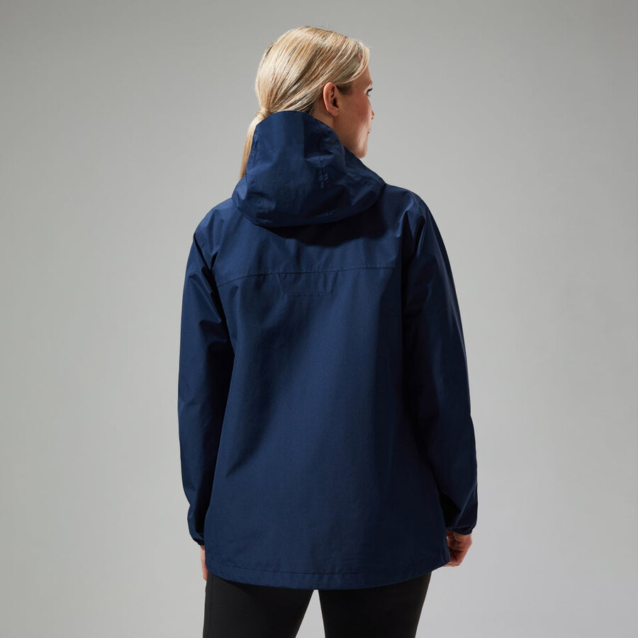 women s deluge pro 3.0-wasserdichte jacke - blau berghaus