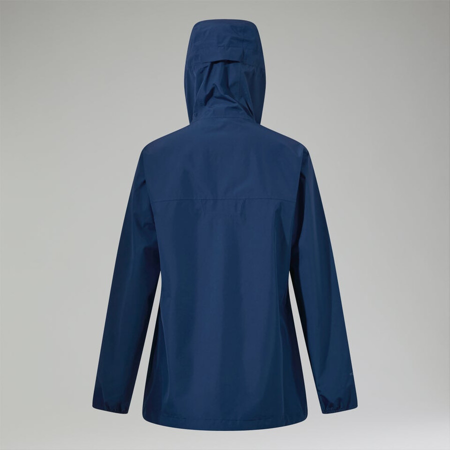 women s deluge pro 3.0-wasserdichte jacke - blau berghaus