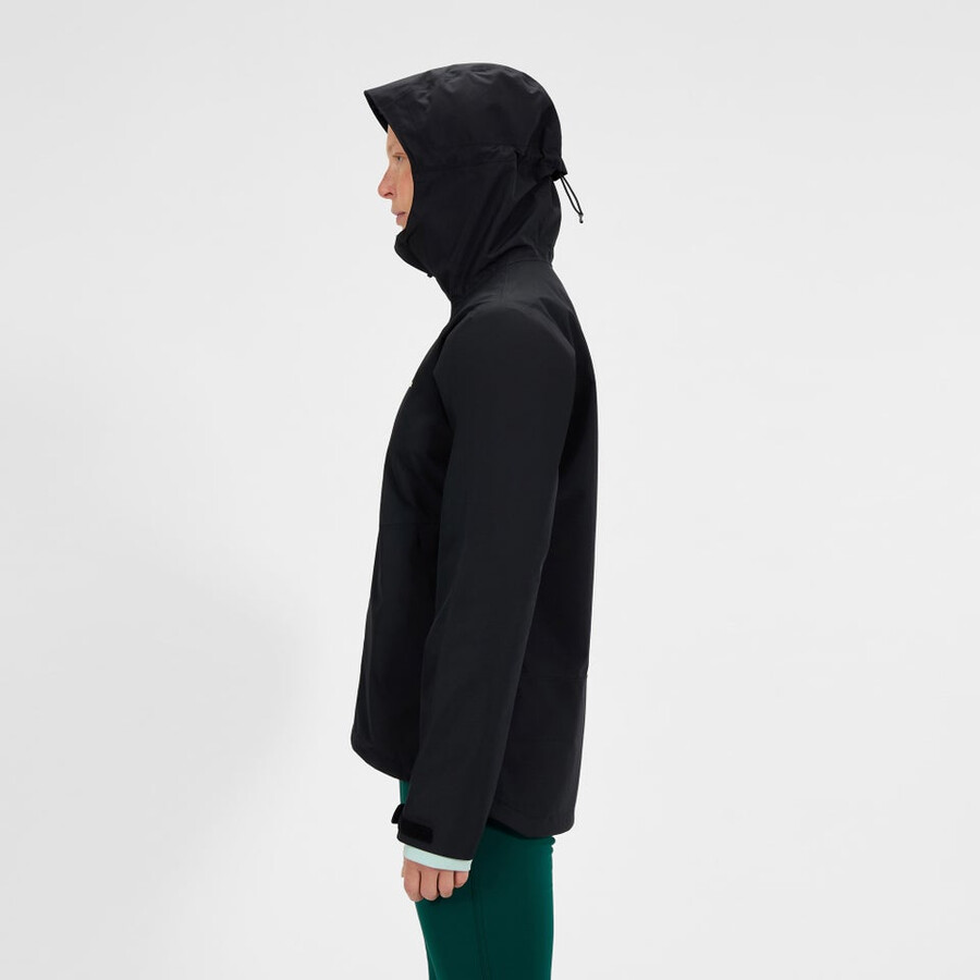 frauen bramblfell interactive gore-tex wasserdichte jacke - schwarz berghaus