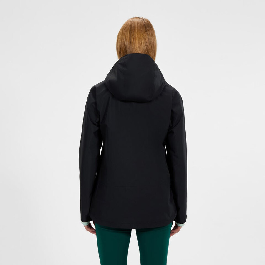frauen bramblfell interactive gore-tex wasserdichte jacke - schwarz berghaus