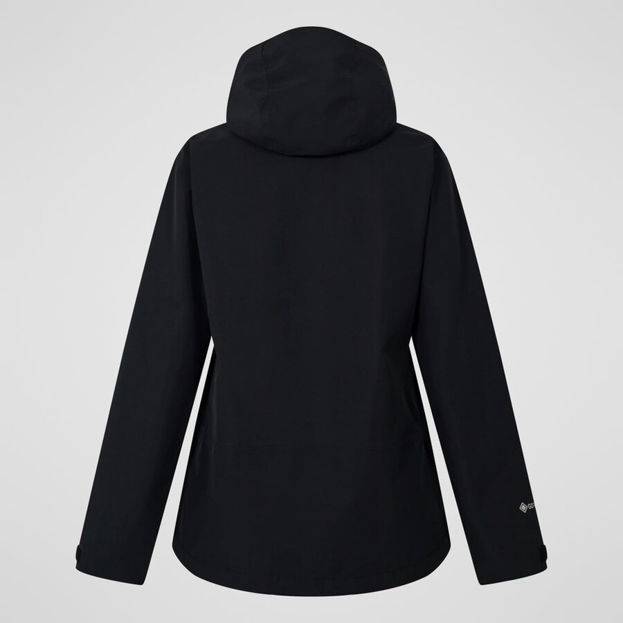 frauen bramblfell interactive gore-tex wasserdichte jacke - schwarz berghaus