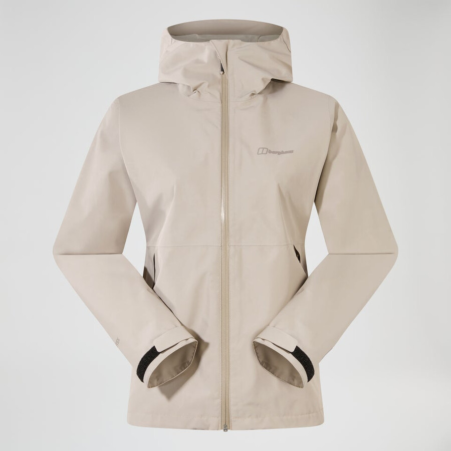 frauen bramblfell interactive gore-tex wasserdichte jacke - grau berghaus