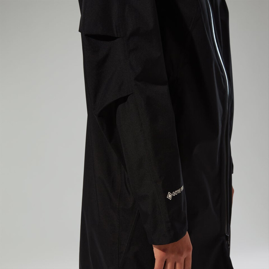 frauen ashberry gore-tex wasserdichte jacke - schwarz berghaus