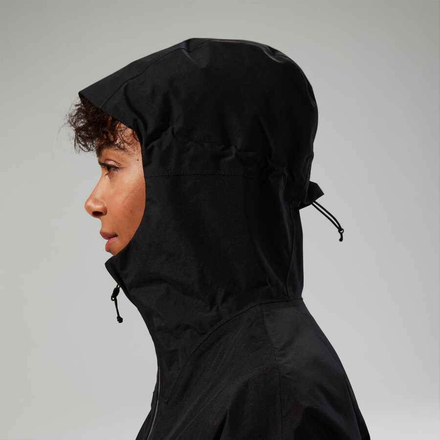 frauen ashberry gore-tex wasserdichte jacke - schwarz berghaus