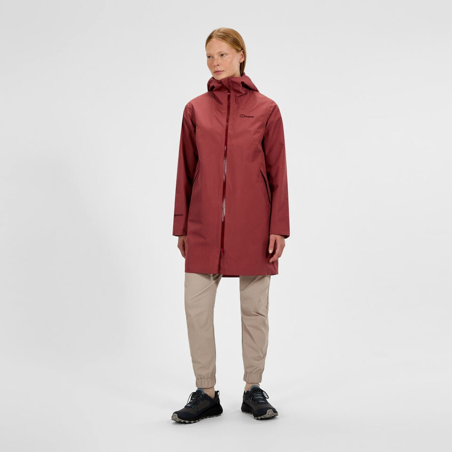 frauen ashberry gore-tex wasserdichte jacke - rot berghaus