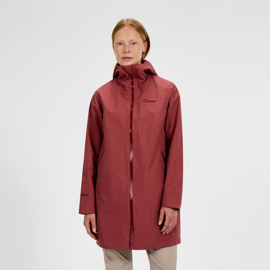 frauen ashberry gore-tex wasserdichte jacke - rot berghaus