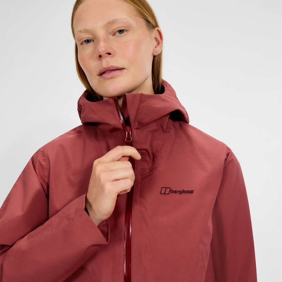 frauen ashberry gore-tex wasserdichte jacke - rot berghaus