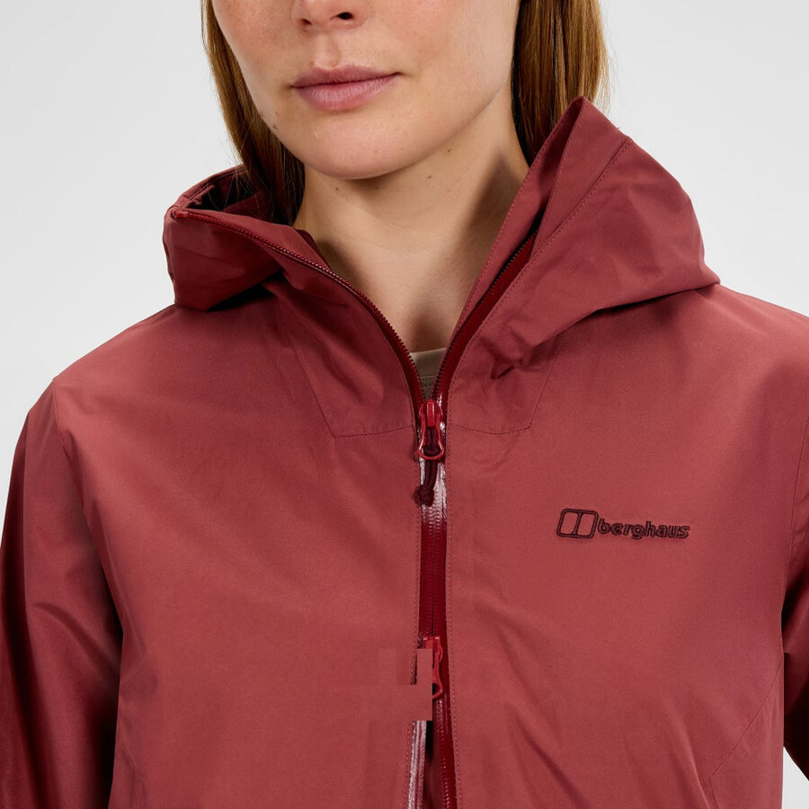 frauen ashberry gore-tex wasserdichte jacke - rot berghaus