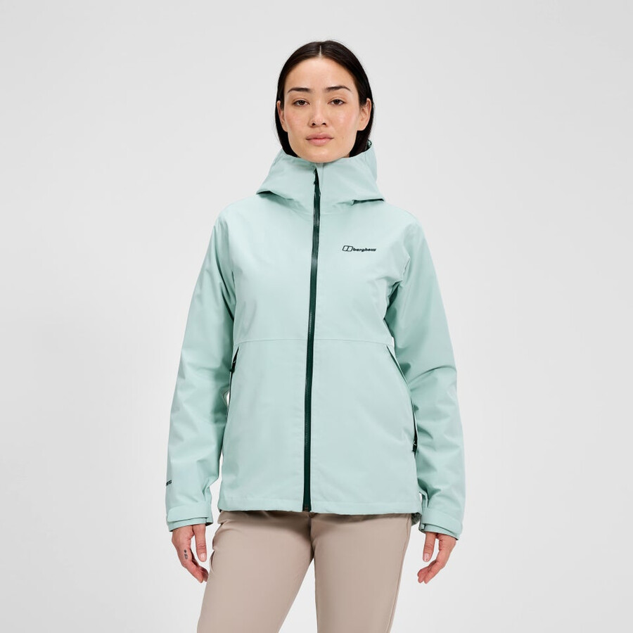 frauen bramblfell gemini gore-tex wasserdichte 3in1-jacke - grün berghaus